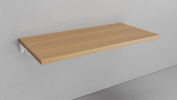 Столешница Velvex Klaufs 1200 без выреза, тумба справа, 1200х610х39 мм, ДСП, прямоугольная, цвет дуб французский (шатане), для накладной раковины/умывальника, без отверстий, на стиральную машину