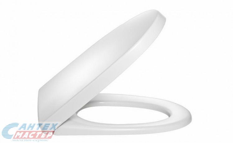 Сиденье для унитаза Jacob Delafon Odeon Up микролифтом, дюропласт, белая крышка, размер 40х37х3.5 сидушка, стульчак E70011-00 (Якоб Делафон)