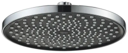 Тропический душ/лейка Haiba, круглый (дождь/верхний), 1 режим, пластик, цвет- черный, для душевой кабины/ванной/душевой системы