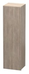 Пенал Duravit DuraStyle, 40x36x140 см, подвесной, (левый), с дверцей, с полкой, со стеклянными полками, цвет: сосна серебристая/базальт, в ванную комнату