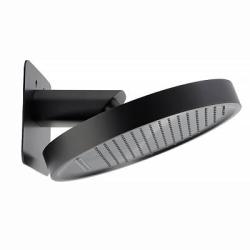 Верхний душ Raglo R452.02.09 круглый, 2 режима, размер 323 мм, нержавеющая сталь, цвет графит, для душа/ванной, на стену/на потолок