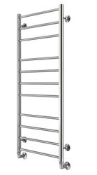 Полотенцесушитель Larusso Джаз Премиум П11 500х1200, водяной, нижнее подключение, нержавеющая сталь, настенный, форма лесенка, вертикальный, цвет хром