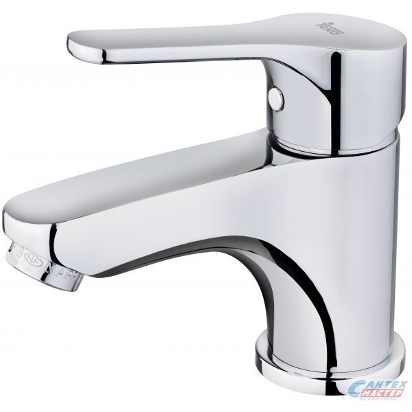 Смеситель для раковины Teka Salina однорычажный, излив короткий, длина 101 мм, керамический, латунь, цвет хром, без донного клапана