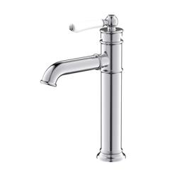 Смеситель для раковины/умывальника IDDIS Oxford однорычажный, неповоротный, фиксированный, высокий, длина излива 156 мм высота 180 мм латунь, цвет хром глянцевый OXFSB01i01