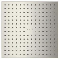 Верхний душ AXOR ShowerSolutions 250/250 1jet, потолочный/скрытый монтаж, квадратный, с 1 режимом, размер 25х25 см, металлический, цвет: под сталь, для душа/ванной