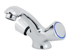 Смеситель для раковины/умывальника Варион Бета, двухвентильный, неповоротный, кран-буксы (керамика), длина излива 105 мм, латунь, цвет хром 1340172