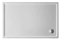 Душевой поддон Duravit Starck Slimline 120х100х5 см, акриловый, белый, без антискольжения, (без установочного комплекта, без экрана, без слива), прямоугольный