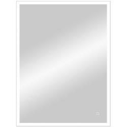 Зеркало Континент "Rico Led", 50х70 см, с LED/ЛЕД-подсветкой, прямоугольное, выключатель сенсорный, для ванны, навесное/подвесное/настенное