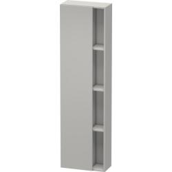 Пенал Duravit DuraStyle, 50x24x180 см, подвесной, (левый), с дверцей, с закрытыми/открытыми полками, цвет: бетонно-серый, в ванную комнату