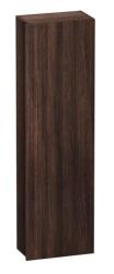 Пенал Duravit DuraStyle, 40x24x140 см, подвесной, (правый), с дверцей, с полкой, со стеклянными полками, цвет: каштан темный, в ванную комнату