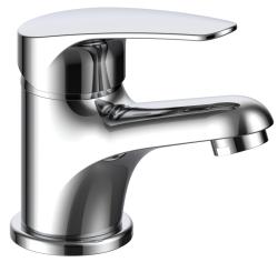 Смеситель для раковины/умывальника Voda Land однорычажный, неповоротный, фиксированный, длина излива 87 мм, высота излива 58 мм латунь, цвет хром