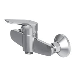 Смеситель для душа Damixa Jupiter однорычажный, керамический, настенный, без излива/шланга/лейки, латунь, хром