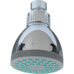 Верхний душ Melodia Standard Middle круглая, d70 мм серый/хром/зеленый, ABS-пластик, для душа/ванной MKP20495