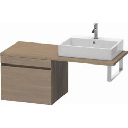 Тумба/шкафчик для консоли/столешницы Duravit DuraStyle под раковину 70х54,8х51,2 см, подвесная, ДСП, цвет: дуб терра, 1 выдвижной ящик, прямоугольная
