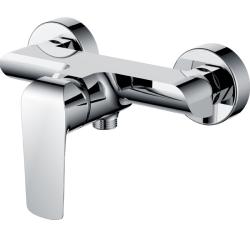 Смеситель для душа Excellent Clever, однорычажный, настенный, керамический, без излива, латунь, без душевого комплекта, цвет хром