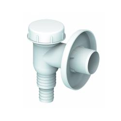 Сифон Unicorn для стиральной машины, пластик, цвет белый К100W