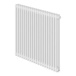 Радиатор Royal Thermo Insignia VC2050 стальной 2 трубчатый, 20 секций, нижнее подключение, для отопления квартиры, дома, водяные, мощность 1240 Вт, настенный, цвет белый RAL9016