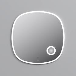 Зеркало AM.PM X-Joy 80, 80х80 см, с LED/ЛЕД-подсветкой, округлое, с ИК-сенсорным выключателем, с косметическим зеркалом, для ванны, навесное/подвесное/настенное