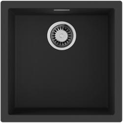 Мойка кухонная Omoikiri Yamakawa 45T-U/I-BL, 45,6х45,6 см, врезная, из искусственного гранита (Tetogranit), прямоугольная, цвет черный, без отверстия под смеситель, без крыла, слив-перелив, врезная в столещницу, для кухни Мойка кухонная Omoikiri Yamakawa 45T-U/I-BL, 45,6х45,6 см, врезная, из искусственного гранита (Tetogranit), прямоугольная, цвет черный, без отверстия под смеситель, без крыла, слив-перелив, врезная в столещницу, для кухни