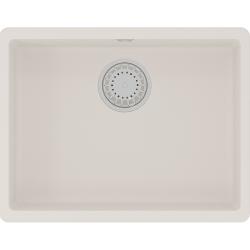 Мойка кухонная Lemark SINARA 540-U, 42х54х21,7 см, врезная, кварцгранит, прямоугольная, цвет жасмин, без отверстия под смеситель, без крыла, слив-перелив, врезная под столещницу, для кухни