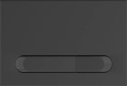 Кнопка смыва KK-POL M09, прямоугольная, цвет: титан. пластик, клавиша управления для сливного бачка, инсталляции унитаза, двойная, механическая, панель, универсальная, размер 15х22х1,3 см