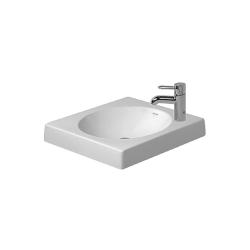 Раковина DURAVIT Architec, 50х50х14,5 см, накладная, круглая, санфарфор, цвет белый, отверстие под смеситель справа, без перелива