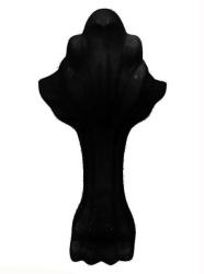 Ножки к ванне Эстет Скарлетт, каменные, цвет черный, фигурные, комплект (4 шт.) правый/левый правосторонний/левосторонний, универсальные для ванны