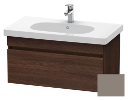 Тумба под раковину для консоли/столешницы Duravit DuraStyle 80х54,8х51,2 см, подвесная, ДСП, цвет: каштан темный/базальт, 1 выдвижной ящик, прямоугольная