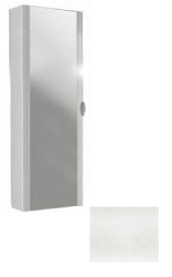 Пенал Cezares Stylus, 35х20х140 см, с зеркалом, подвесной, (правый/левый/универсальный), 1 распашная дверь/реверсивная, цвет белый матовый, в ванную комнату