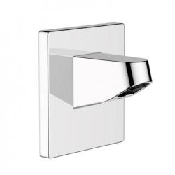 Держатель верхнего душа Hansgrohe Pulsify 105, настенный монтаж, прямоугольный, размер 10х13,6х8 см, пластик, цвет хром