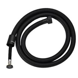 Шланг для душа Raglo R402.15.06, 1/2” и 1/2” для душа/лейки/ванны, в металлической оплетке, без лейки, внутренняя резьба, цвет черный, для душа/ванной