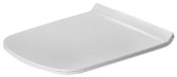 Cиденье для унитаза DURAVIT DuraStyle 43,3x35,9x0,7 см, дюропласт, цвет: белый, петли нержавеющая сталь, с крышкой, ультратонкое, без микролифта, прямоугольное