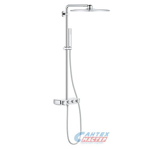 Душевая система Grohe Euphoria SmartControl 310 Cube Duo с термостатическим смесителем без излива хром 26508000