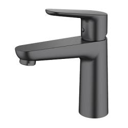 Смеситель для раковины/умывальника Raglo R31.10.09 однорычажный, неповоротный, фиксированный, излив длина 117 мм высота 99 мм латунь, цвет графит