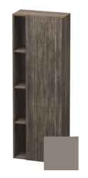 Пенал Duravit DuraStyle, 50x36x140 см, подвесной, (правый), с дверцей, с закрытыми/открытыми полками, цвет: сосна терра/базальт, в ванную комнату
