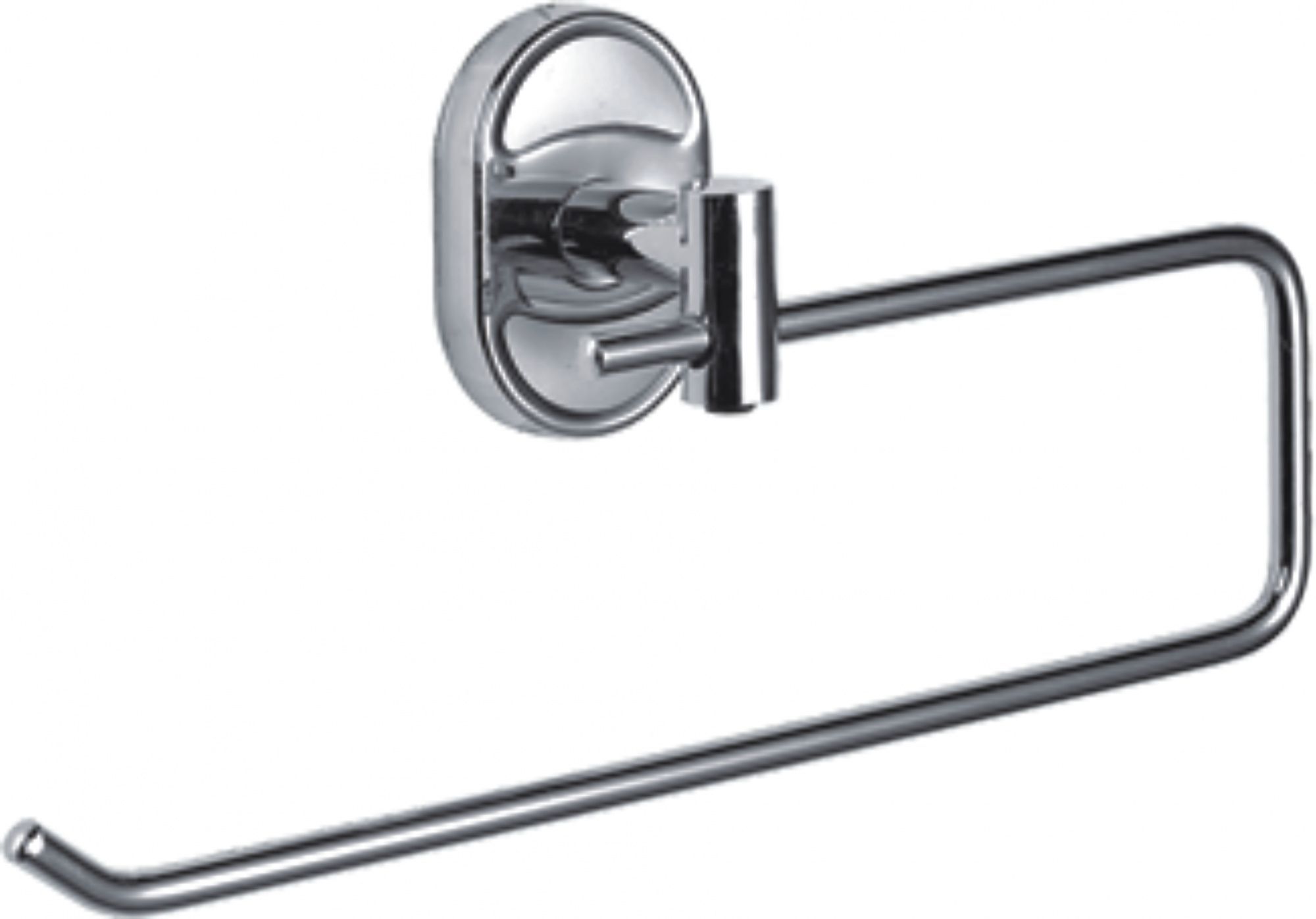 Держатель бумаги HAIBA (хром) настенный, металлический, для туалета/ванной