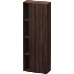 Пенал Duravit DuraStyle, 50x24x140 см, подвесной, (правый), с дверцей, с закрытыми/открытыми полками, цвет: каштан темный, в ванную комнату