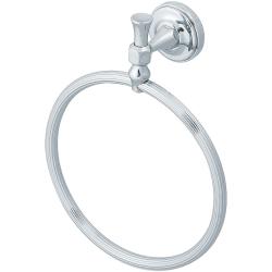 Кольцо для полотенец Migliore Fortuna, одинарное, настенный, металлический, форма округлая, для полотенец, в ванную/туалет/душевую кабину, цвет хром