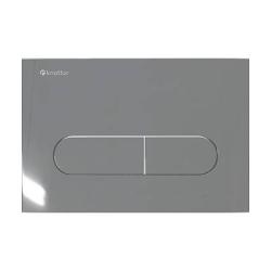 Кнопка смыва Knotlor Fusion, цвет хром, размер 240 х 162 х 9 мм, клавиша управления для сливного бачка, инсталляции, два режима слива, механическая, панель