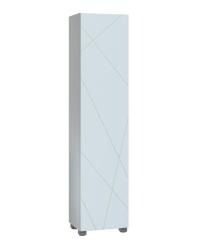 Пенал Vigo Geometry 450, 45х31,6х186,6 см, напольный, (правый/левый/универсальный), 1 распашная дверца, цвет белый, в ванную комнату