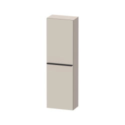 Пенал Duravit D-Neo, 40x24x132 см, подвесной, (правый), с распашной дверцей/одностворчатый, с 4 стеклянными полками, цвет: серо-коричневый, в ванную комнату