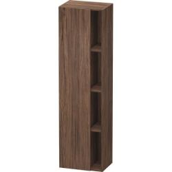 Пенал Duravit DuraStyle, 50x36x180 см, подвесной, (левый), с дверцей, с закрытыми/открытыми полками, цвет: орех темный, в ванную комнату