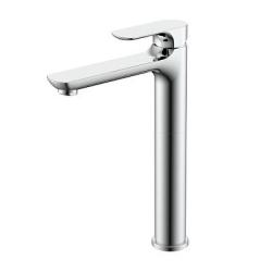 Смеситель для раковины/умывальника Raglo R03.15 однорычажный, высокий, неповоротный, фиксированный, излив длина 165 мм высота 250 мм латунь, цвет хром