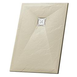 Душевой поддон RGW Stone Tray ST-Be, 100х120х2,5 см, прямоугольный, из искусственного камня, низкий, бежевый, с антискользящим рельефным покрытием, без бортика