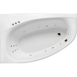 Ванна Excellent Kameleon SMART, 170х110 см, акриловая, цвет- белый/бронза, (с гидромассажем), с каркасом, асимметричная, левосторонняя, левая, приставная/встраиваемая