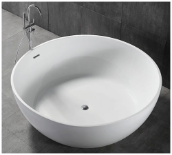 Ванна ABBER 150x150х56 акриловая, белая, отдельностоящая, круглая, каркас  	AB9279