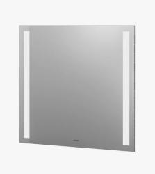 Зеркало GROSSMAN NORMA с LED подсветкой 60х80 см цвет: белый, прямоугольное, с LED/ЛЕД подсветкой, механический выключатель,  для ванны, без антизапотевания