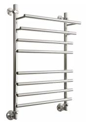 Полотенцесушитель Двин F Primo 80/50, водяной (1"-3/4"-1/2" К1  Полированный), универсальное подключение, нержавеющая сталь, настенный, форма лесенка, цвет хром, к отоплению и ГВС, для отопления, обогрева в ванной