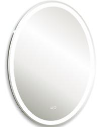 Зеркало Azario Италия, 57х77 см, с LED/ЛЕД-подсветкой, с диммером, с подогревом, овальное, выключатель сенсорный, для ванны, навесное/подвесное/настенное