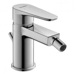 Смеситель для биде Duravit B.1 однорычажный, керамический, фиксированный излив, длина 12,7 см, латунь, цвет хром, без шланга/лейки, с донным клапаном Смеситель для биде Duravit B.1 однорычажный, керамический, фиксированный излив, длина 12,7 см, латунь, цвет хром, без шланга/лейки, с донным клапаном